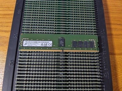 Micron 16gb PC4-3200AA 2Rx8 DDR4 ECC RDIMM Reg Server Memory MTA18ASF2G72PDZ-3G2