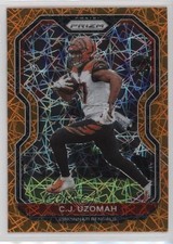 2020 Panini Prizm Lazer Prizm CJ Uzomah #50 19dk