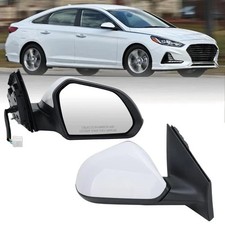 Right Passenger Side Mirror Compatible with Hyundai Sonata 2015-2019 5-pins.