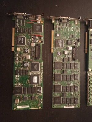 4 Digidesign PCI Karten (Project Disk I/O, DSP Farm, 2* Samplecell II)