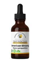 American Ginseng Tincture  | Panax quinquefolius  | Energy, Focus & Immune Suppo