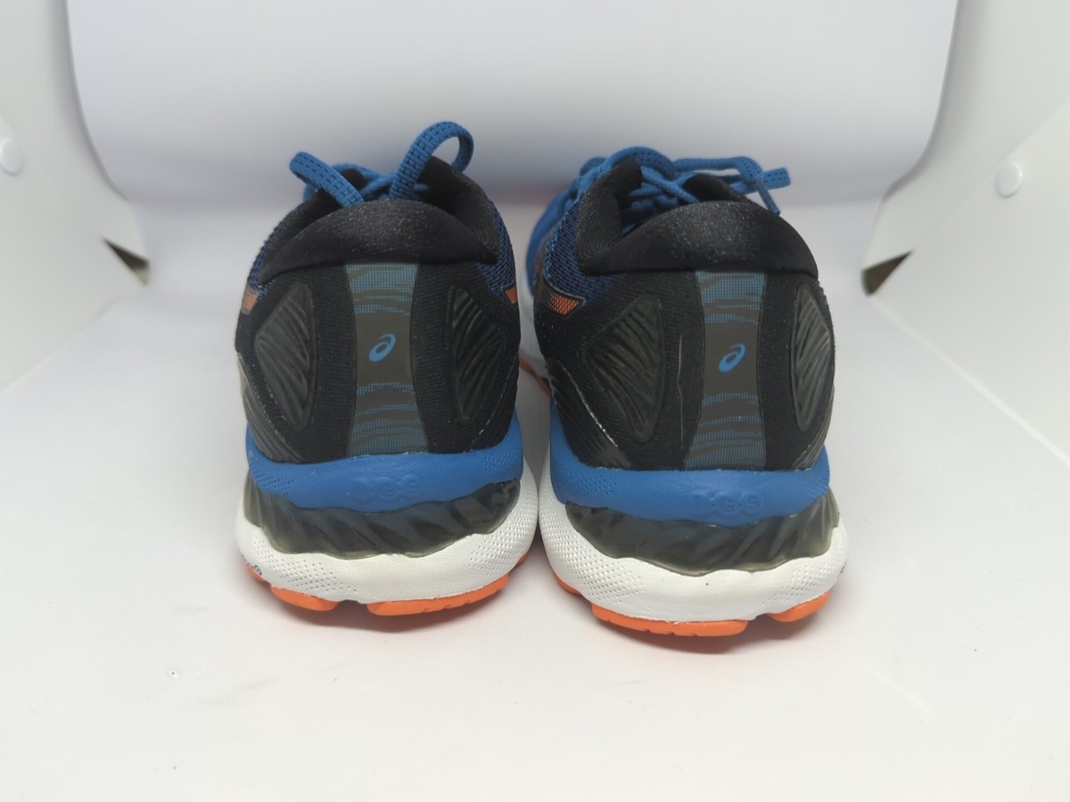Asics Gel-Nimbus 23 Mens Running Shoes Reborn Blue Black Orange 1011B004 Size 8 Asics Gel Nimbus 23 Reborn Blue for sale | eBay main image 2