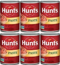 Hunt's Tomato Paste 6 Can Pack