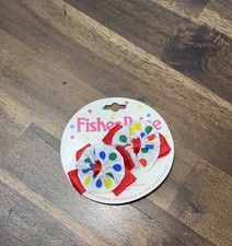 Fisher Price Vintage Retired HTF Girl Hair Bow Set New