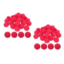 100 pcs Clown Sponge Nose Clown Red Nose Ball for Masquerade Cosplay Party