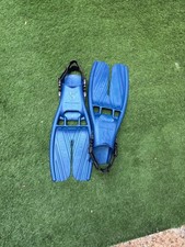 Scubapro Twin Jet Fins XL Blue Demo Unit Pool Use Mint No Returns