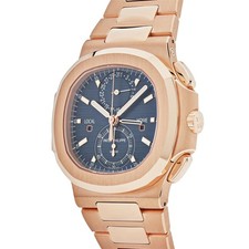 Patek Philippe Nautilus 5990/1R-001 Travel Time Flyback Chronograph Rose Gold 3