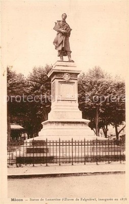 Macon 71 Statue de Lamartine Monument