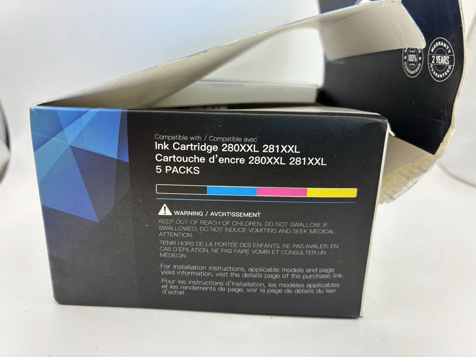 PGI-280XXL CLI-281XXL Ink Tank use for Canon Pixma -5 PACK - Image 4 of 4