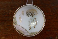 Vintage 1940s World War 2 Japanese Army Commemorative Floral Porcelain Sake Cup