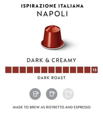 Nespresso Original Line Ispirazione Napoli Dark Roast Espresso, 100 LOOSE Pods