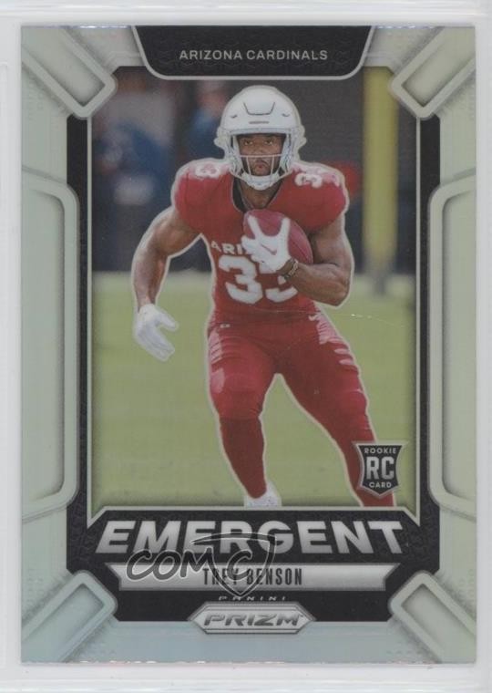 2024 Panini Prizm Emergent Silver Prizm Trey Benson #17 13bp