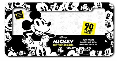 Chroma Graphics Mickey Mouse Emoji Heads Plastic Plate Frame