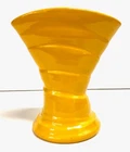 Bauer Vintage Fan Vase California Matt Carlton Pottery
