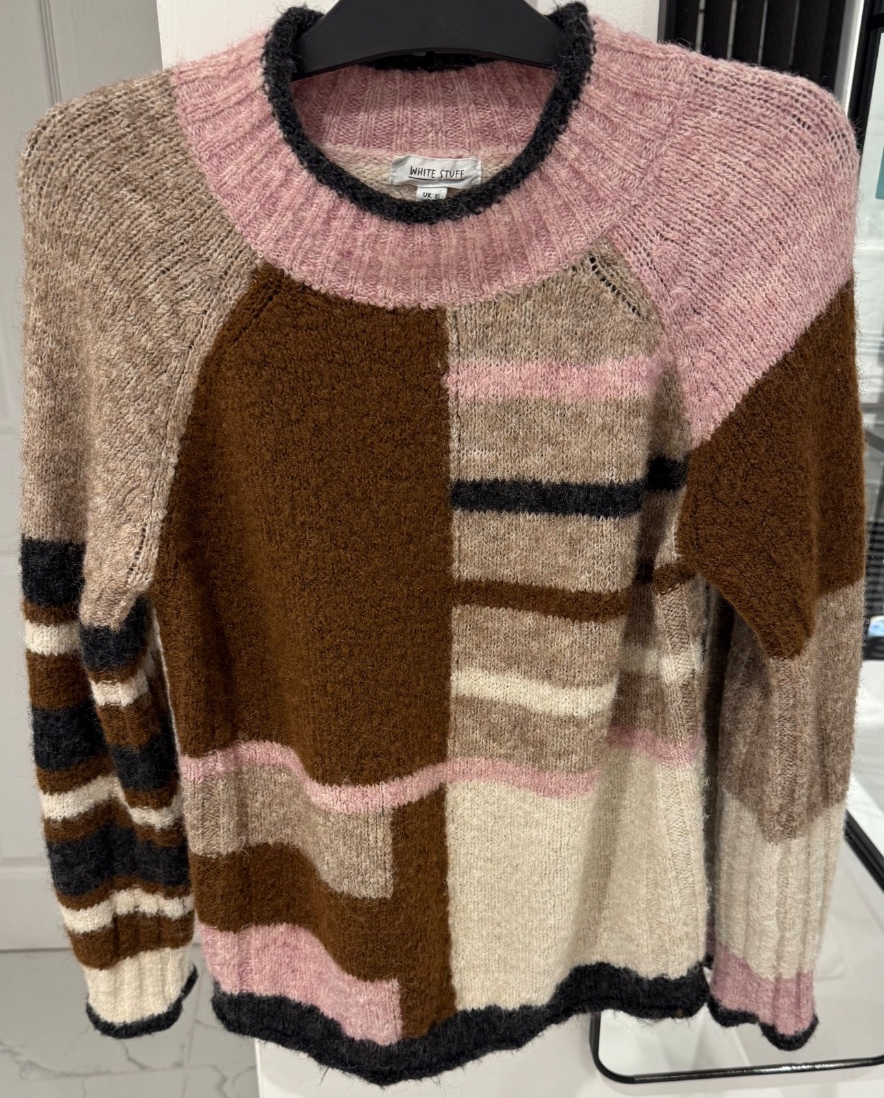 White Stuff multicoloured soft fluffy Jumper  siz… - image 11