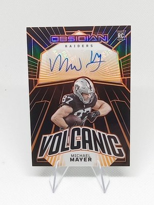 2023 Obsidian Volcanic Signatures Michael Mayer #VS-15 Electric Etch Orange /49