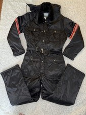 Vintage Fieldmaster Insulated Snow Suit Cold Weather Fur Collar W/ Hood 38-40