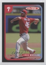 2020 Topps Total Black 4/5 Zack Wheeler #255 0cx3