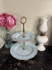 Cake Stand Royal Albert Fine Bone China Vintage 40’s Inspired Pattern