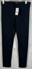 J. Crew Crewcuts Everyday Leggings Black Full Length Pants Girls Size 10 NEW