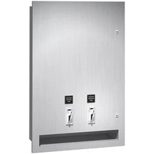 ASI 10-0468-F Commercial Restroom Sanitary Recessed Napkin/ Tampon Dispenser