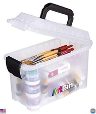 ArtBin 6815AG Mini Sidekick Portable Art & Craft Organizer - Clear Storage Case