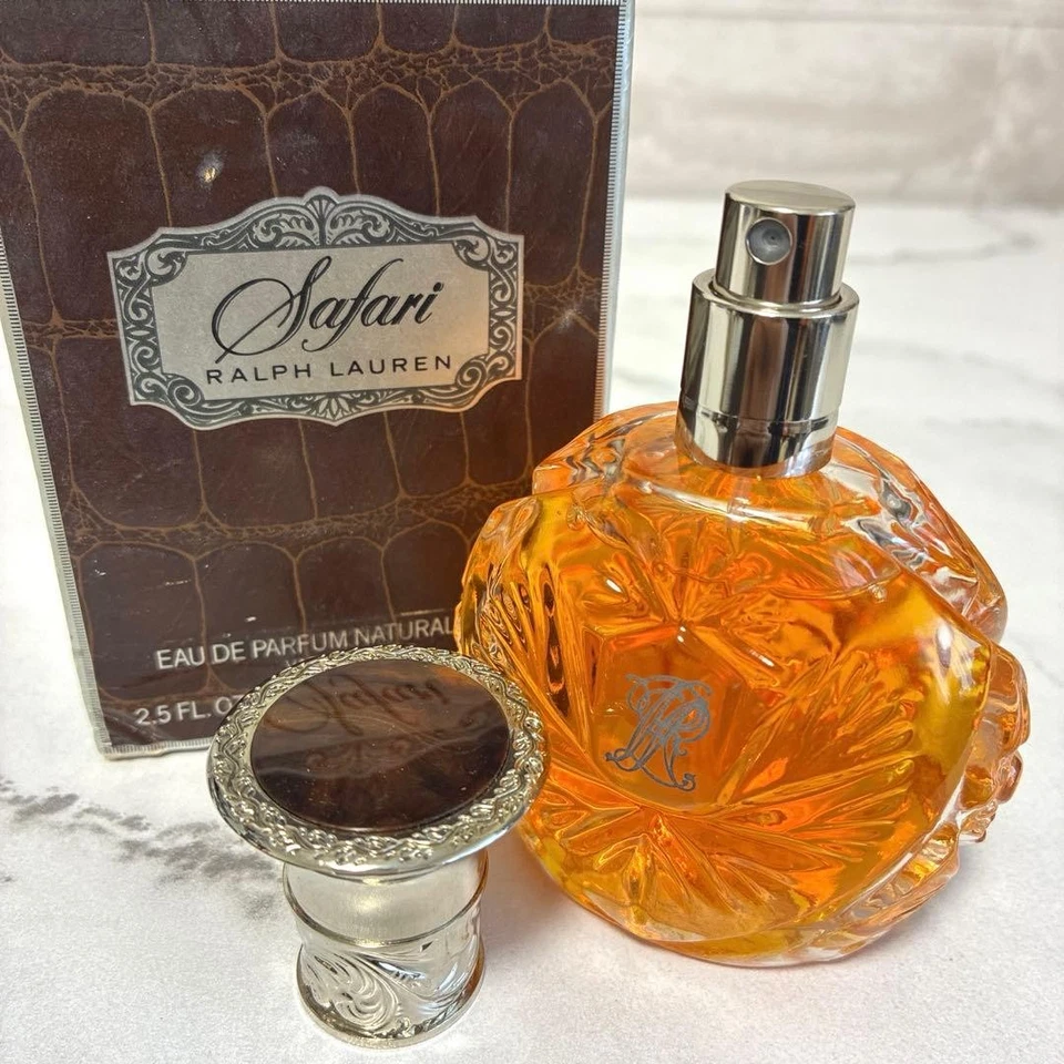 SAFARI Ralph Lauren Eau De Parfum MATURAL SPRAY 2.5 fl oz / 75 ml VINTAGE RARE - Изображение 4 из 4