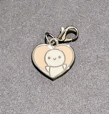New TCMC TheCoffeeMonsterzCo Pink Heart Enamel Charm d