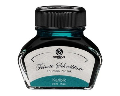 Füllhaltertinte Schreibtinte f Füllhalter Füllertinte Karibik 30ml im Fass