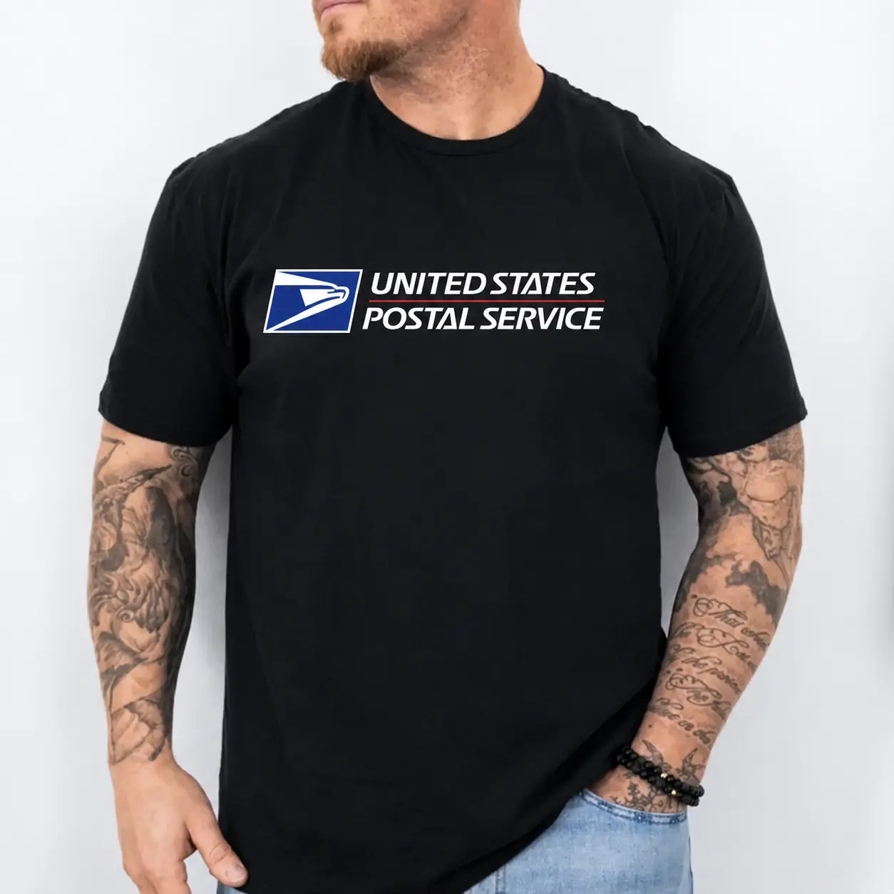 Unisex Postal Worker Inspired Graphic Cotton Short‑Sleeve Casual Gift T‑Shirt