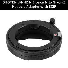 SHOTEN LM-NZ M E Leica M Lens to Nikon Z Mount Adapter Helical EXIF Focus Aid