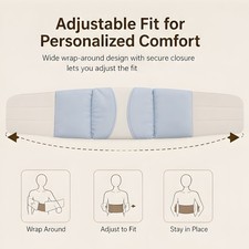 Soft Lower Back Pillow for Sleeping, Sofa, Office, and Car Seat