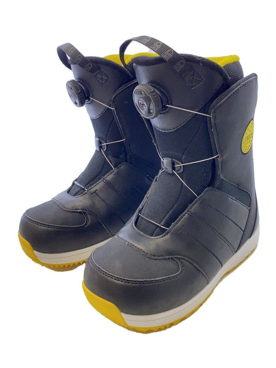 Stivali da snowboard Salomon 22 cm BOA neri LAUNCH JR usati