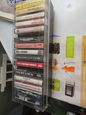 Cassette Tape Case With Cassettes And Cases