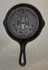 Original Vintage Griswold #0 Cast Iron Pan Skillet 562 Erie PA w/ Heat Ring