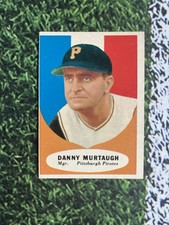 1961 Topps Baseball Danny Murtaugh #138 Pittsburgh Pirates EX Low Shipping 