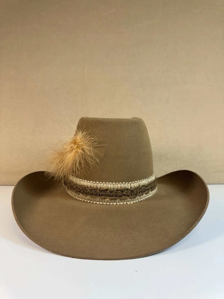 Vintage 1970s-1980s Resistol Stagecoach 7 1/8 NEW Never Worn Cowboy Hat RARE - Image 3 of 4