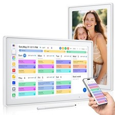 15.6 Inch Digital Calendar, Smart Touchscreen Wall Calendar Planner with Chore