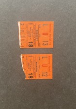 James Taylor/Carole King concert ticket stubs