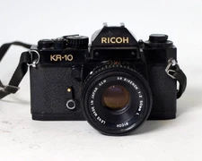 Ricoh KR-10 XR Rikenon 50mm 1:2 L Lens 35mm SLR film Camera