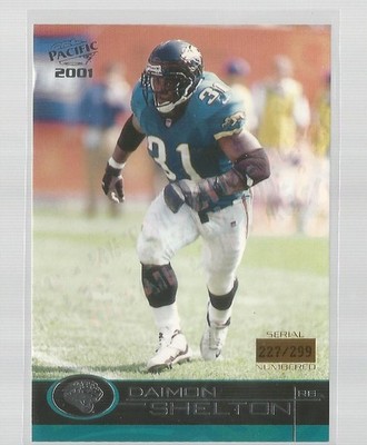 Daimon Shelton 2001 Pacific RETAIL LTD SP Insert #197 JAGUARS 227/299
