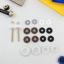 Toilet Seat Fastener Bolt Kit Installation Base Screws Bowl Floor Bolts