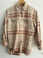 Spell x Free People My Basecamp Flannel Shirt Musk XXS