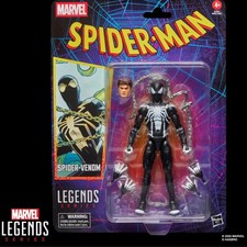 Spider-Man Marvel Legends Retro Cardback Spider-Venom 6  Action Figure IN STOCK