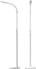 Stella Sky Two Premium 10W LED Floor Task Lamp - White - Adjustable Dimmable Low
