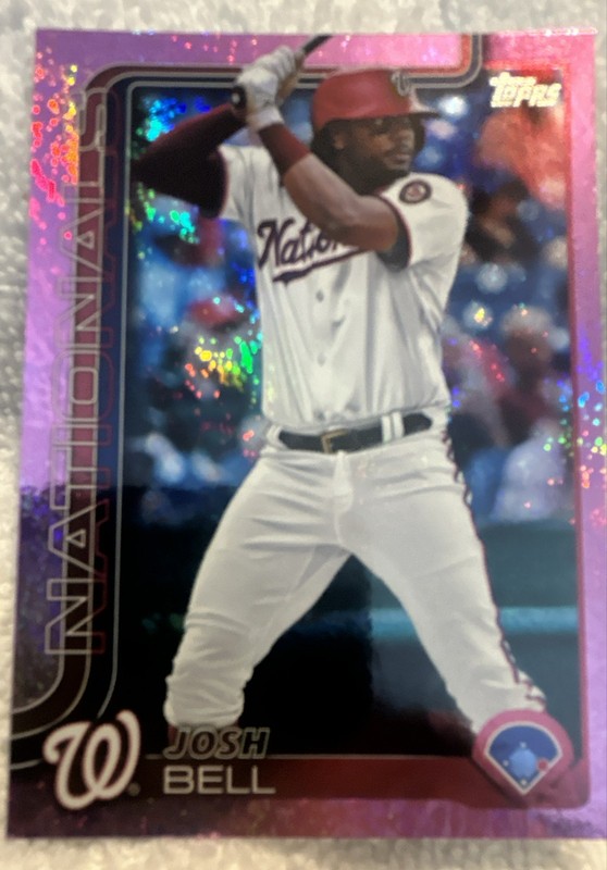 2025 Topps Series 2 - Josh Bell #366 Pink Holo Foil