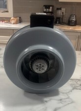 8” Inline Fan Elicent HVAC Exhaust  AXC 200B 117V/60Hz, With Mounting Brackets