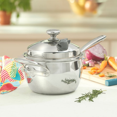 完品 うたプリ AASSL vita Premium Princess Princess House Vida Sana 5-Ply Stainless Steel 3 Qt Saucepan (5572