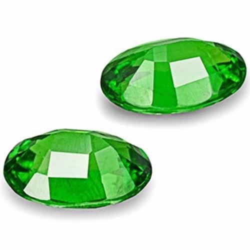 KENYA Tsavorite Garnets 1.44 Cts Natural Untreated Deep Green Oval - Picture 6 of 6
