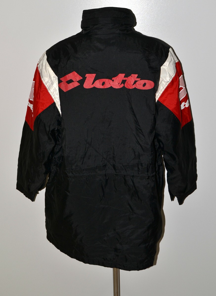 Lotto ACMilan jkt coat｜ACミラン ベンチコート 防寒 AC MILAN ITALY BENCH COAT 1996/1997 TRAINING FOOTBALL JACKET